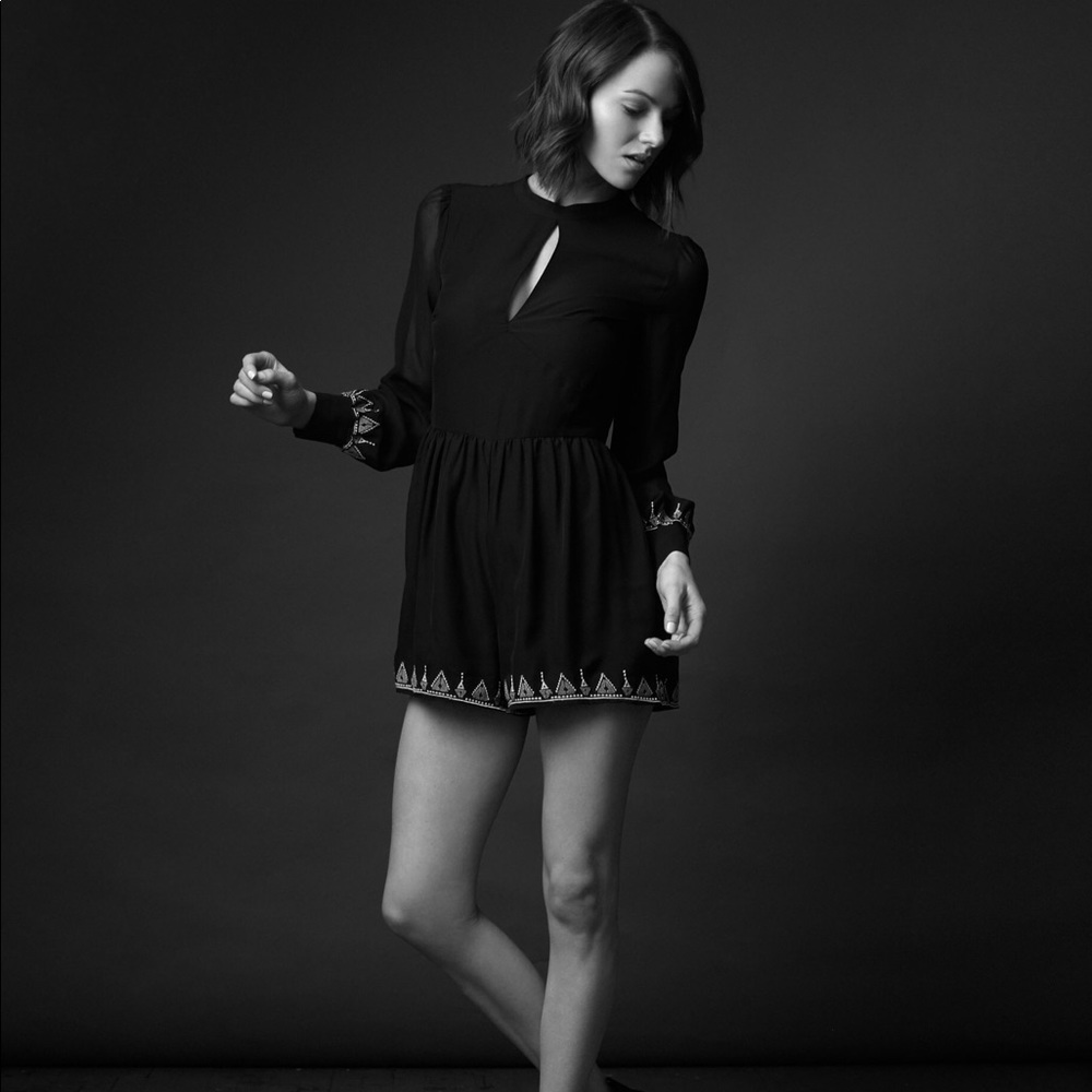PacSun Black Romper